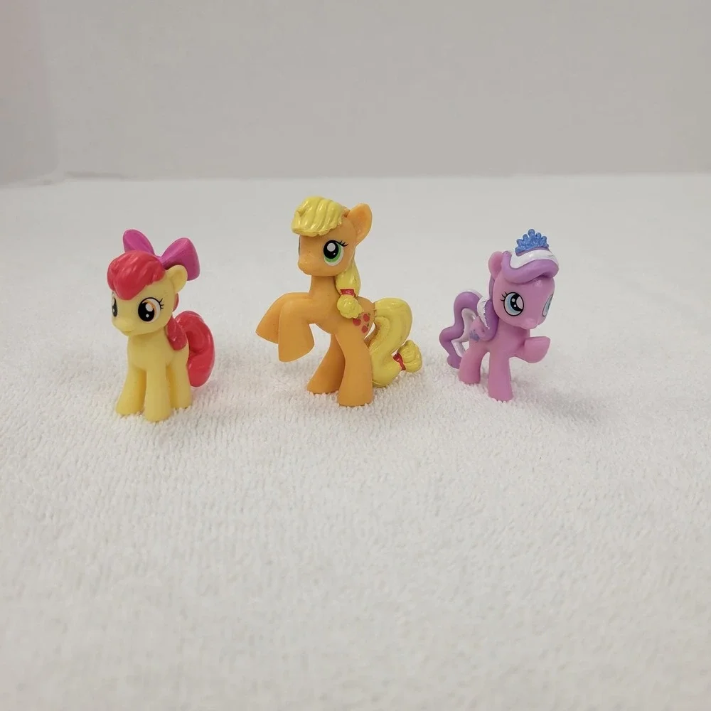 My Little Pony Apple Bloom - Applejack - Diamond Dazzle PVC figures